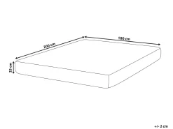 Latex-madras med lommefjedre DAYDREAM H3/4 Fast 180 x 200 cm