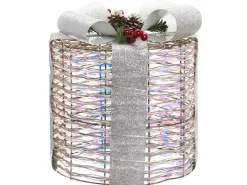 LED JULSO Julegaver 20/25/30 cm Sølv