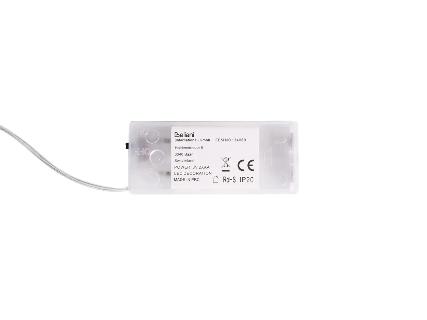 LED KYVESI Juletræ 20/25/30 cm Hvid