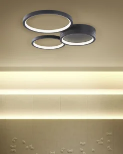 LED loftslampe AGNAT Metal Sort