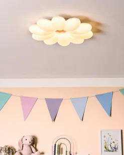 LED loftslampe Blomst TINAU Hvid