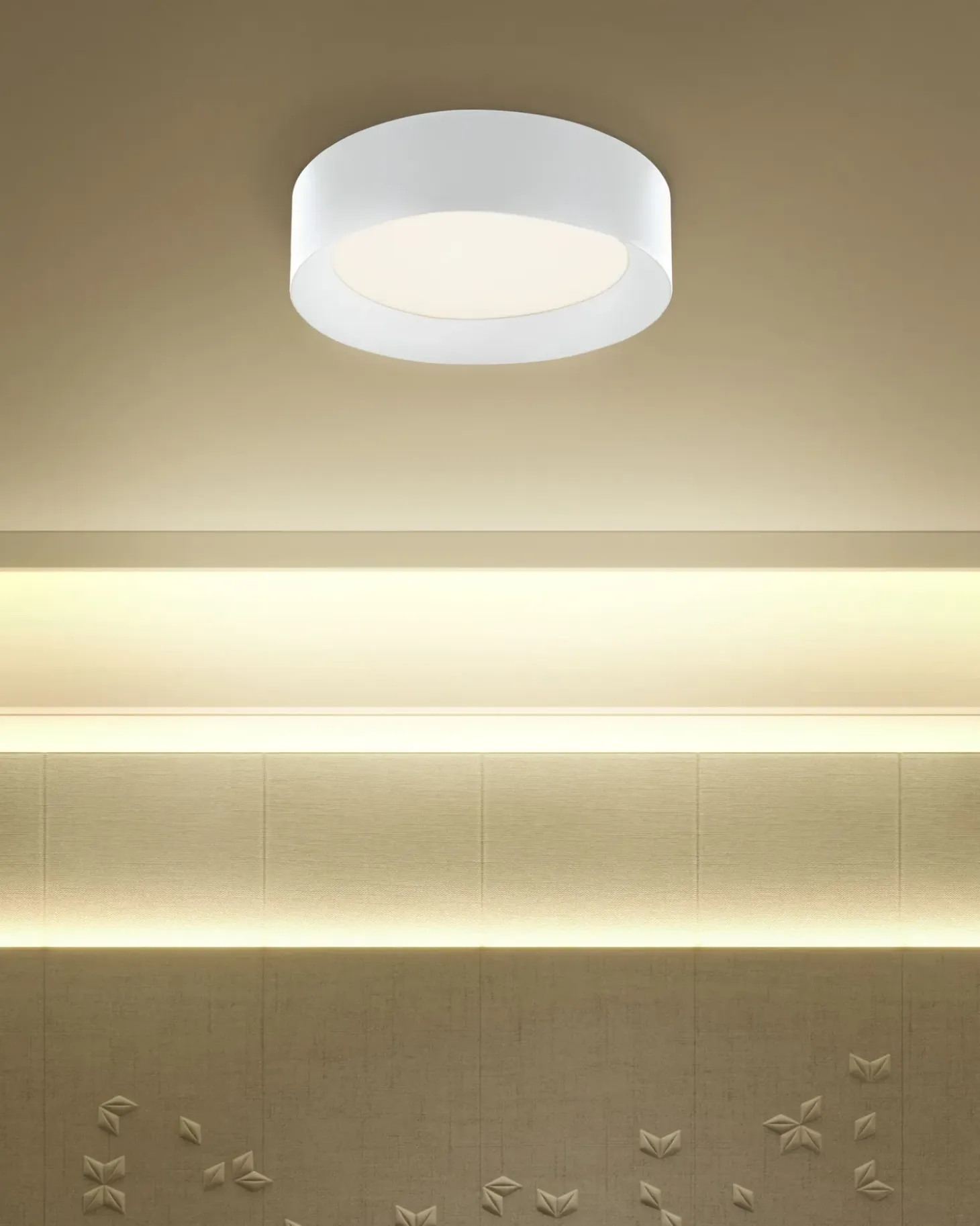 LED loftslampe LOEI Metal Hvid