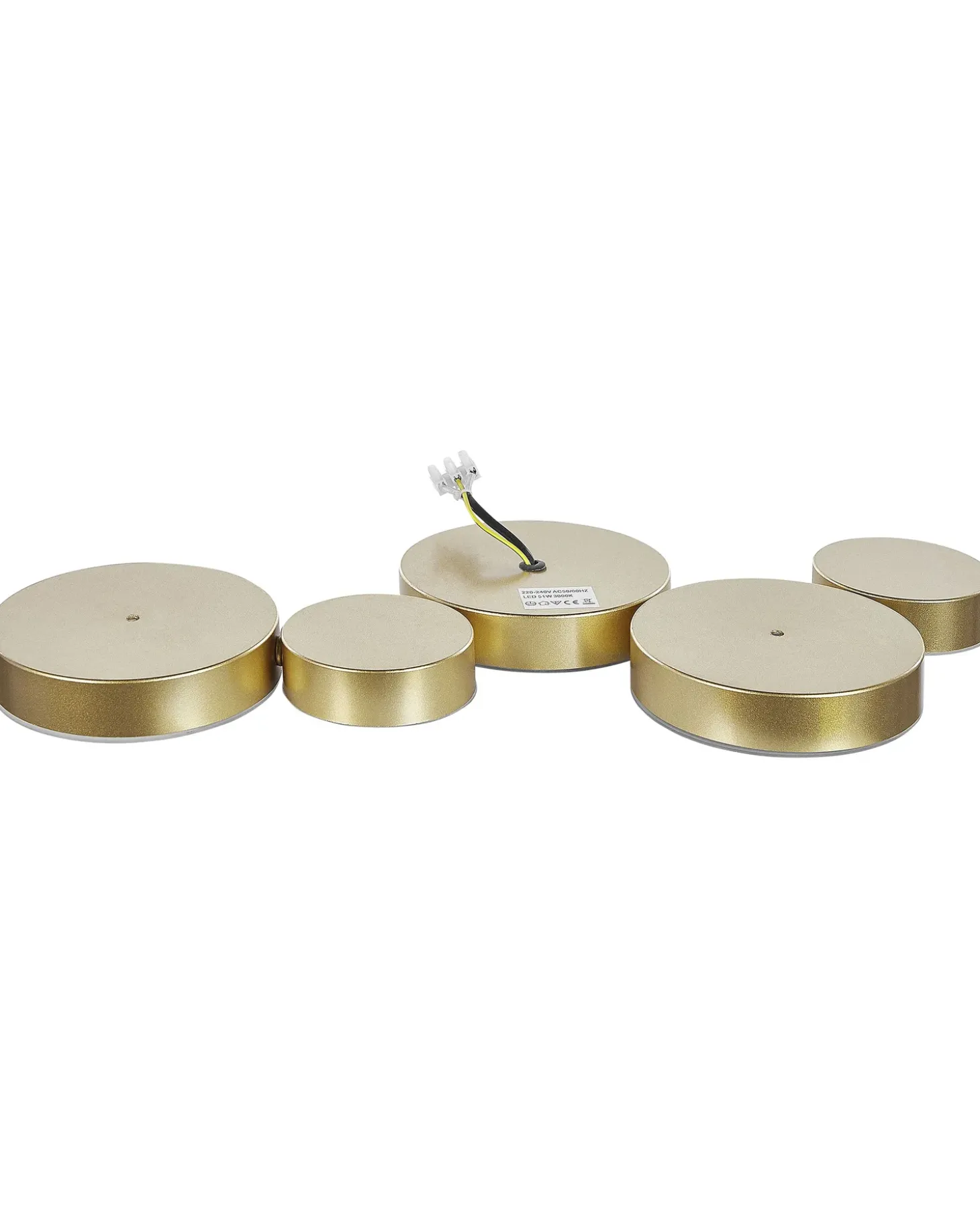 LED loftslampe LUGA Metal Guld
