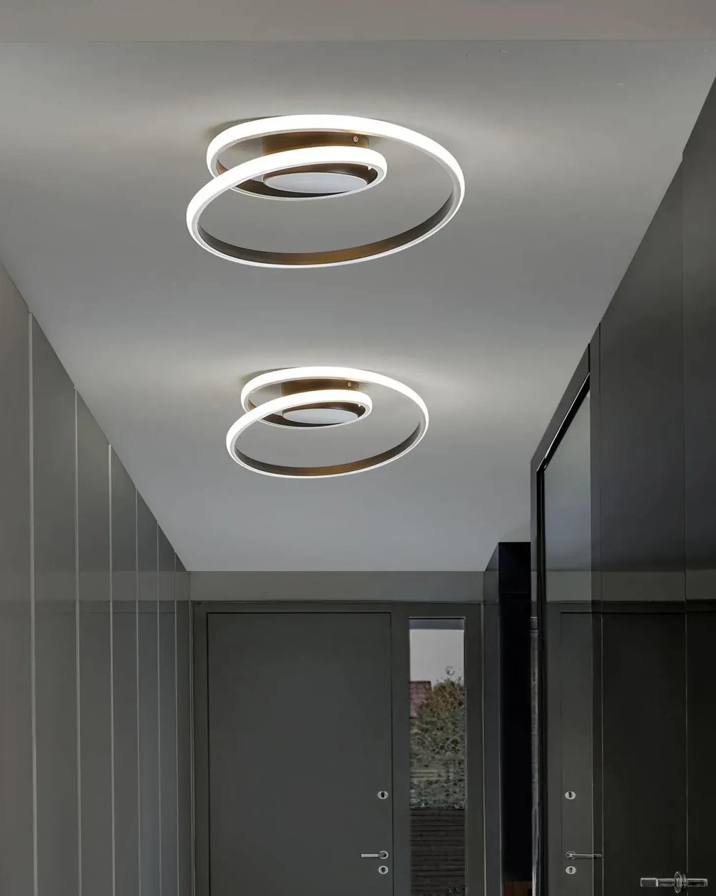 LED loftslampe NARYN Metal Sort