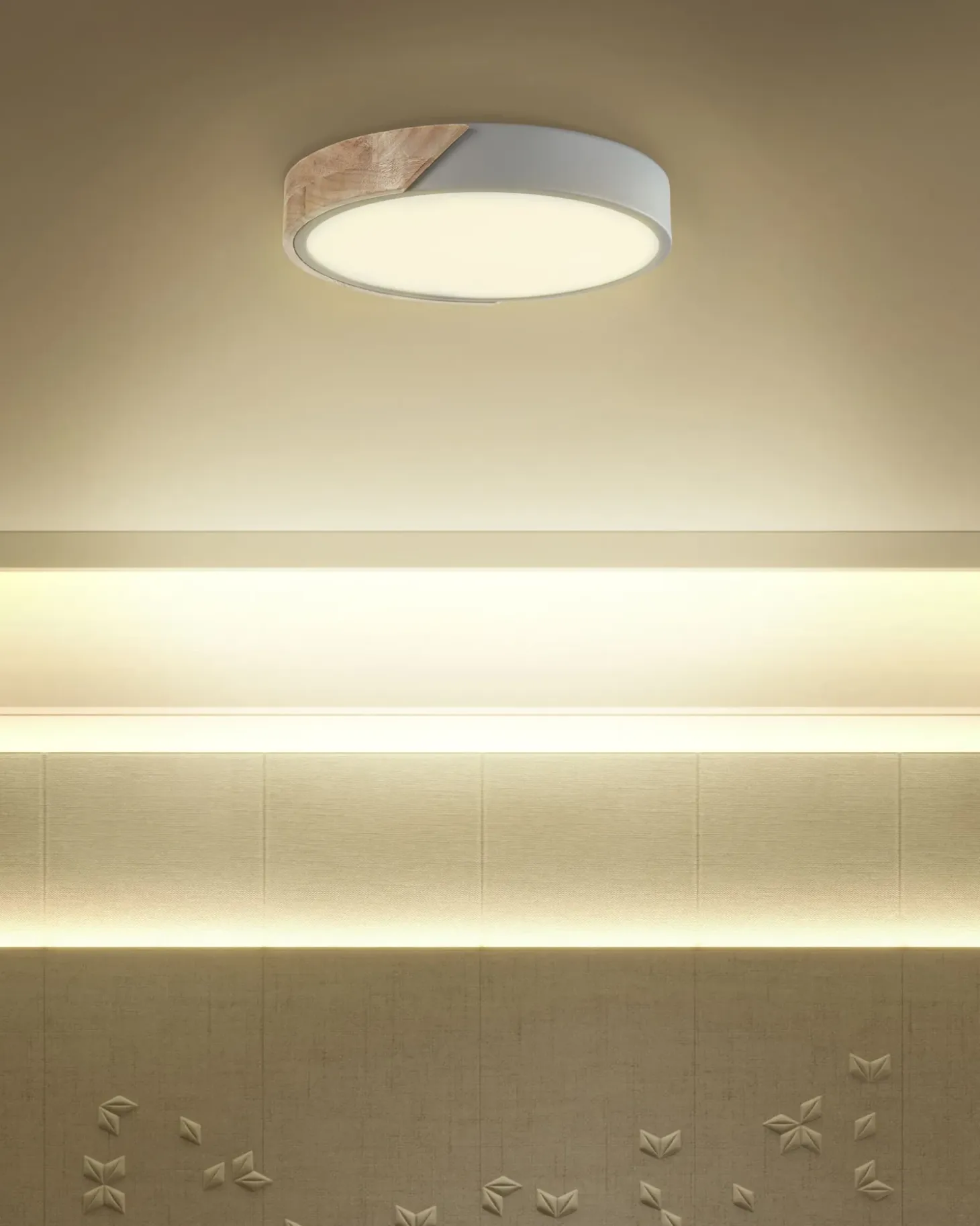 LED loftslampe PATTANI Metal Grå