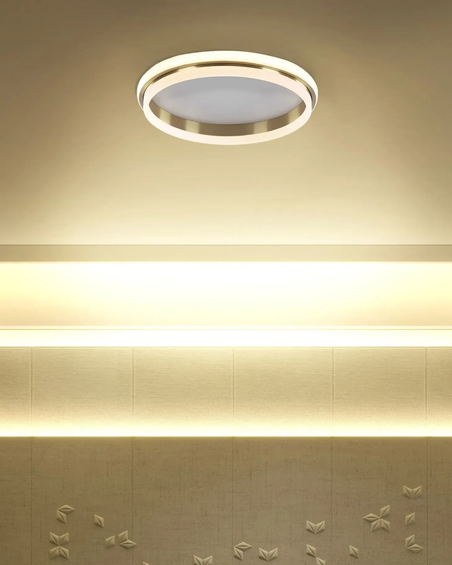 LED loftslampe TAPING Metal Guld