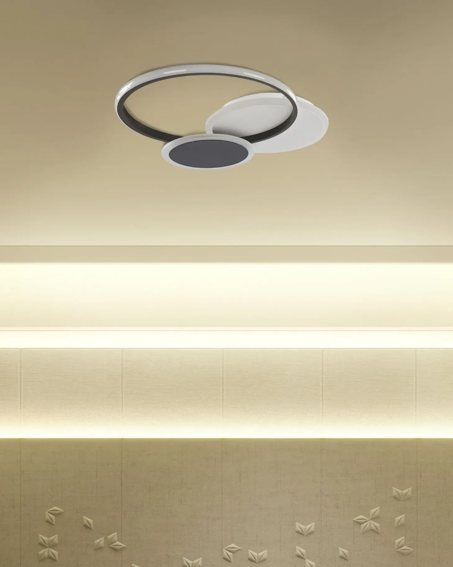 LED loftslampe ZAMI Metal Sort