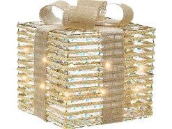 LED MOSSO Julegaver 20/25/30 cm Beige