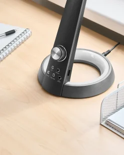 LED skrivebordslampe CANOPUS med USB-port Sort