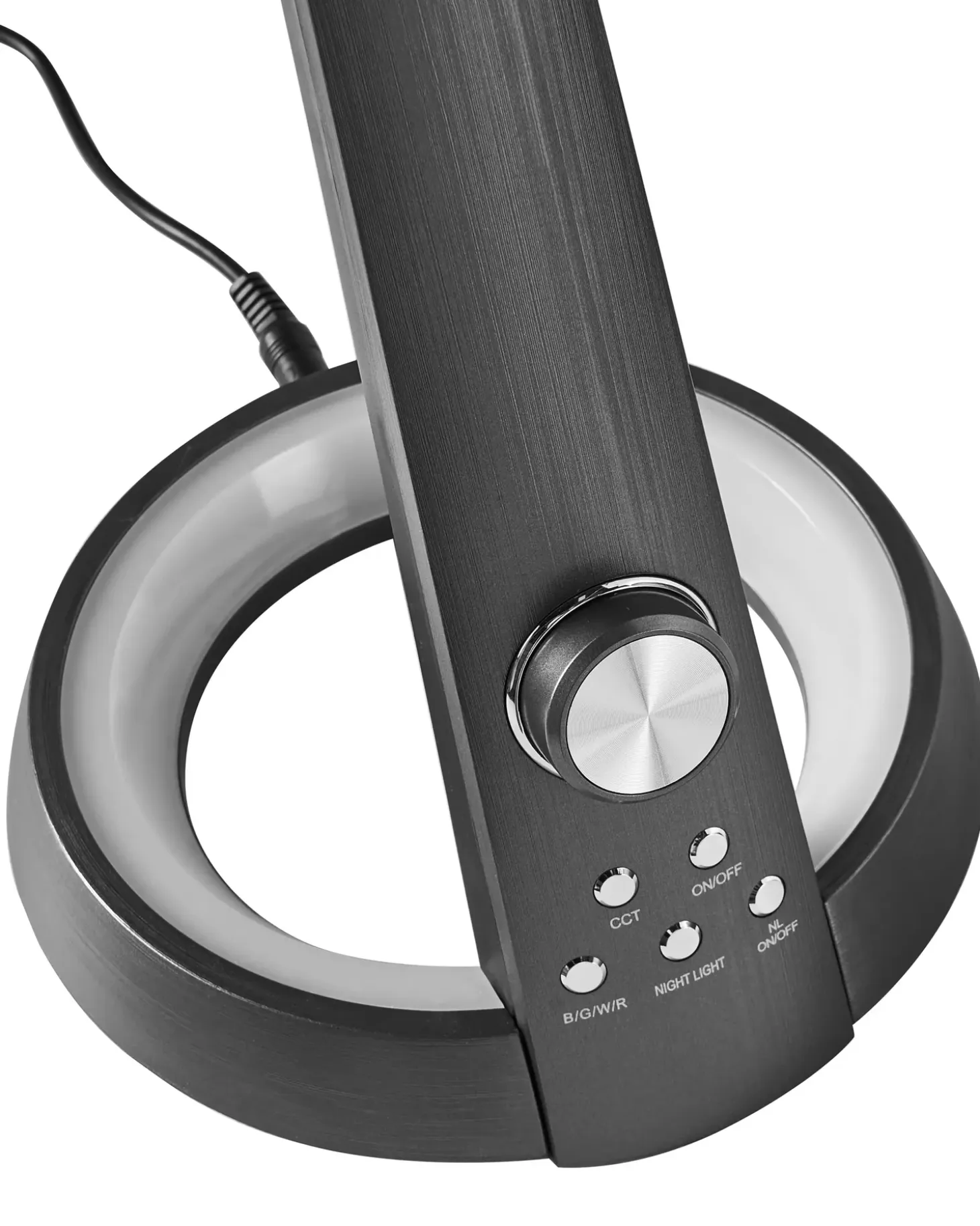 LED skrivebordslampe CANOPUS med USB-port Sort