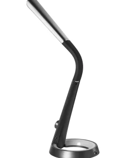 LED skrivebordslampe CANOPUS med USB-port Sort