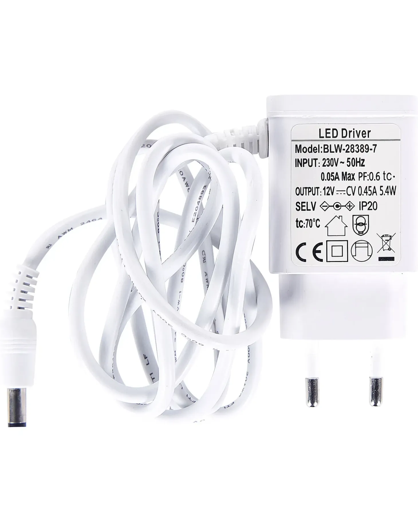 LED skrivebordslampe CENTAURUS Med dæmpning Metal Hvid