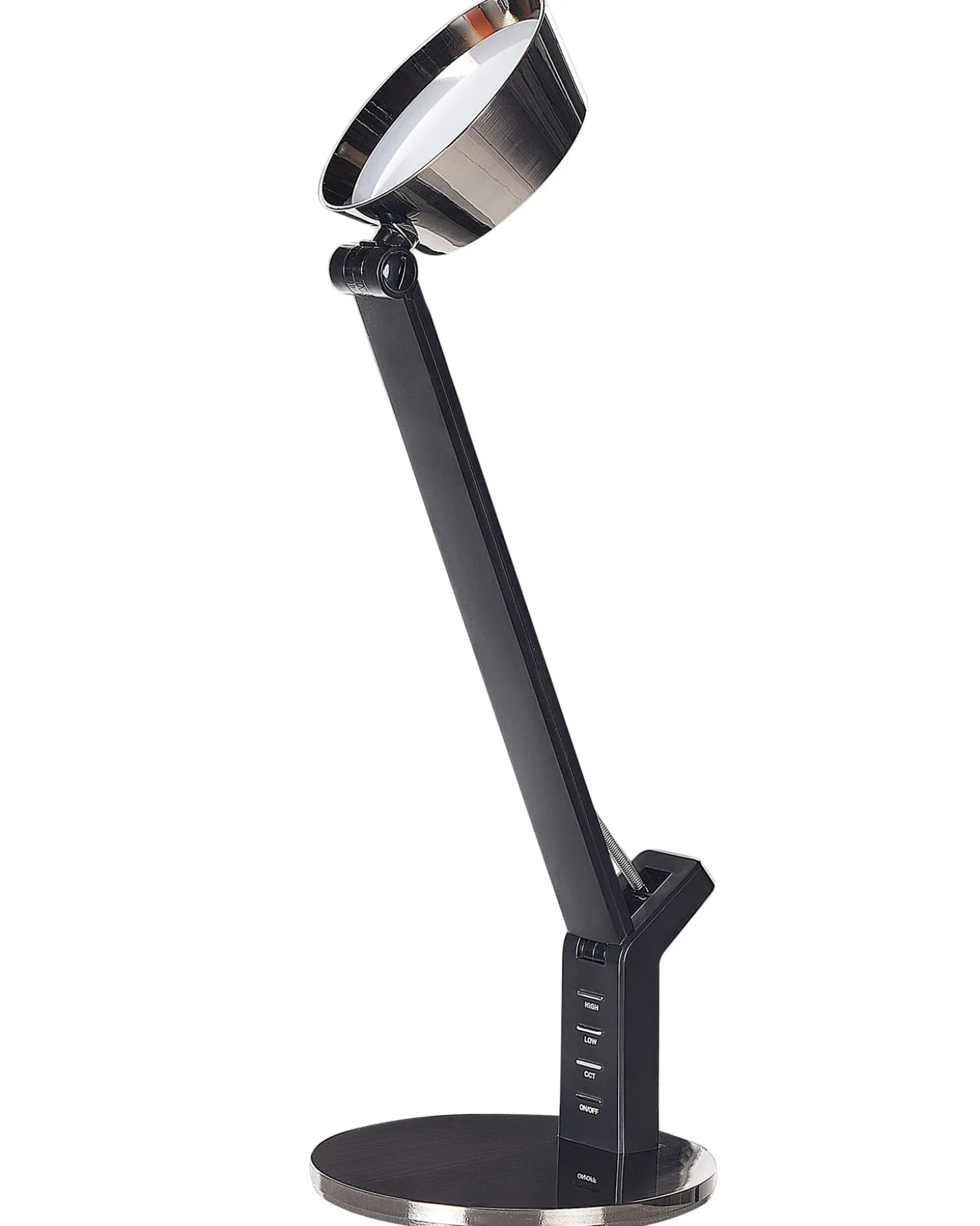 LED skrivebordslampe CHAMAELEON med USB-port Metal Messing