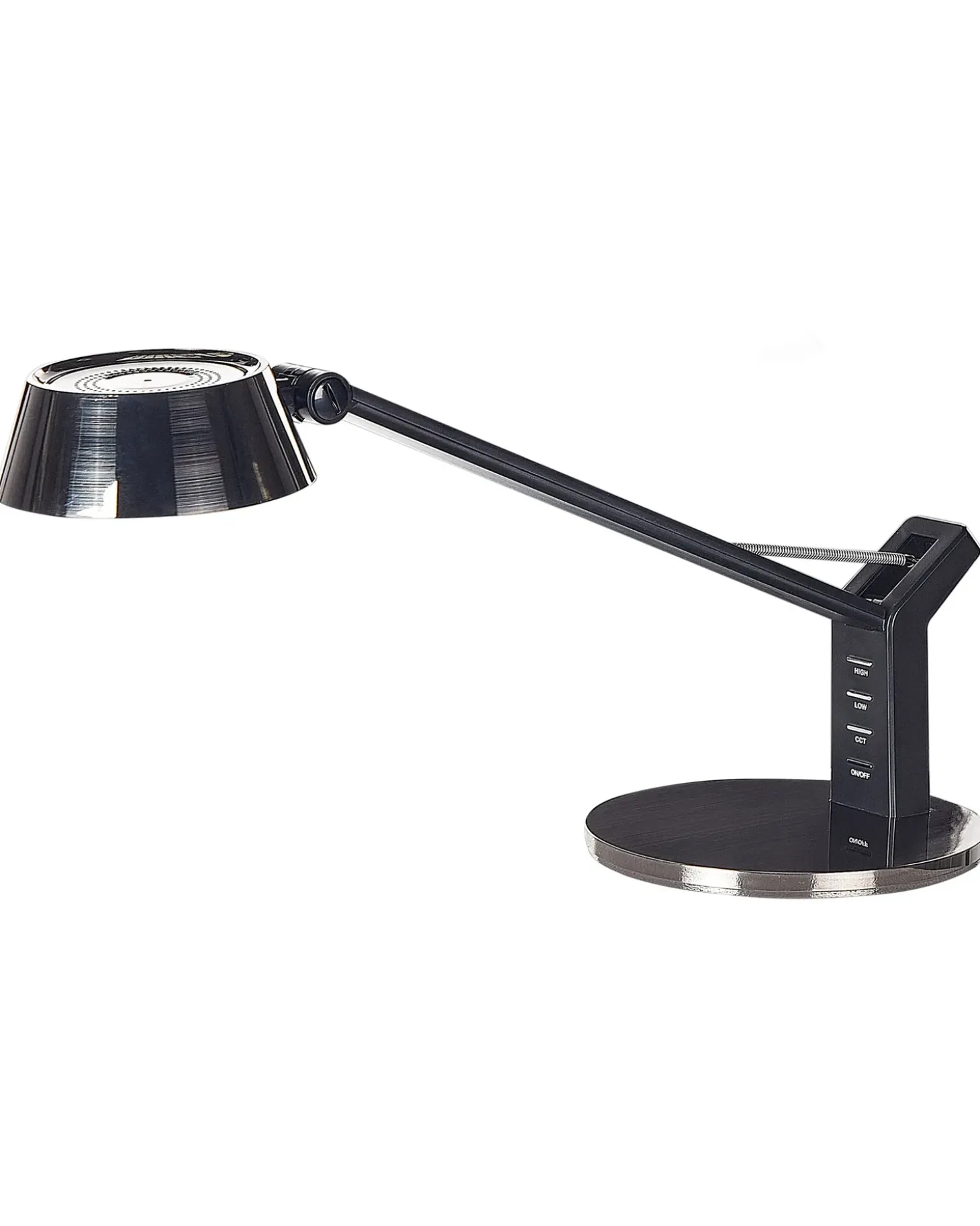 LED skrivebordslampe CHAMAELEON med USB-port Metal Messing