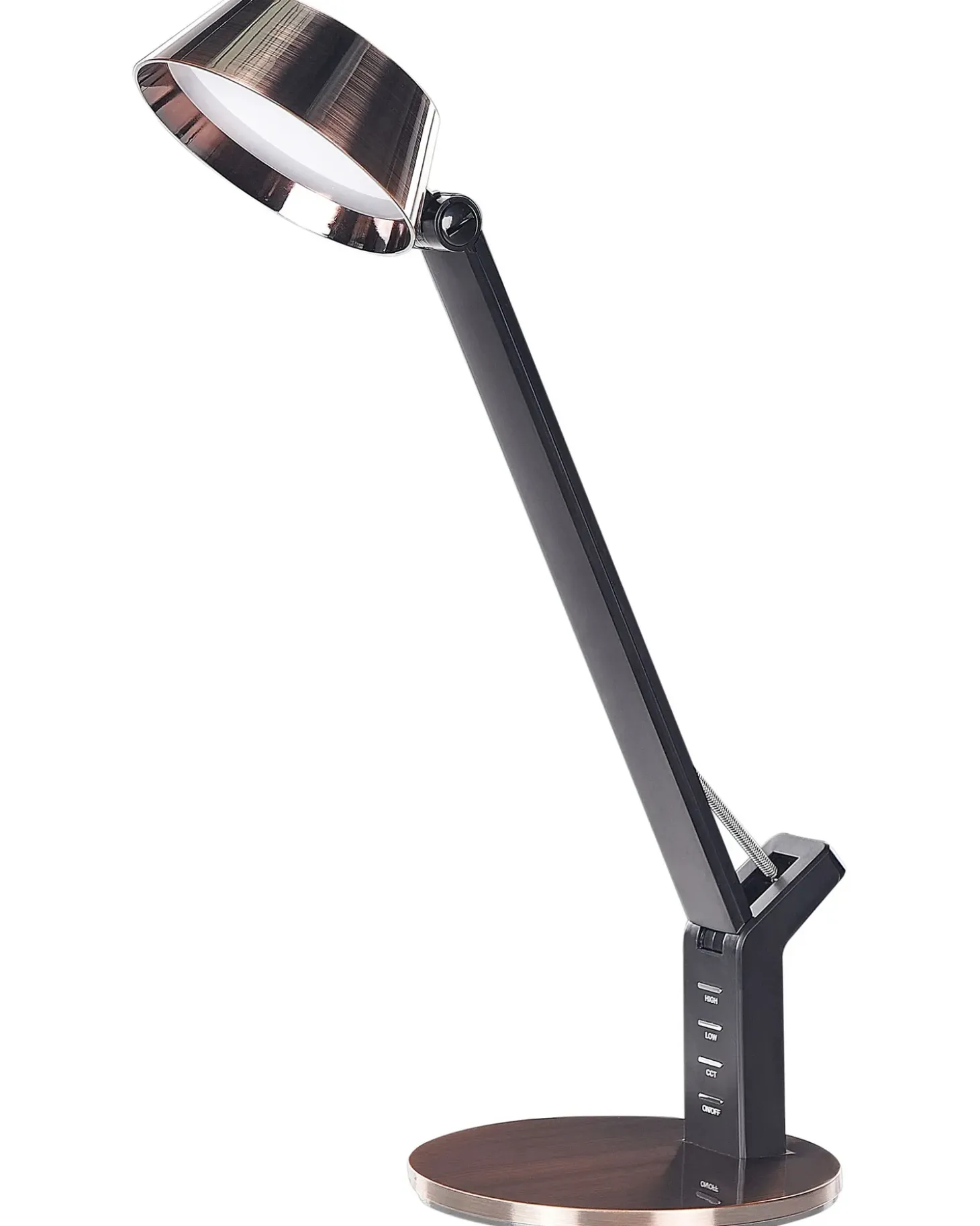 LED skrivebordslampe CHAMAELEON Med dæmpning Metal Kobber