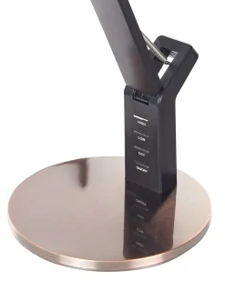LED skrivebordslampe CHAMAELEON Med dæmpning Metal Kobber