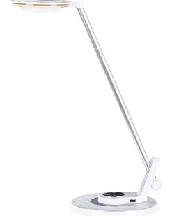 LED skrivebordslampe CORVUS Med dæmpning Metal Hvid/sølv