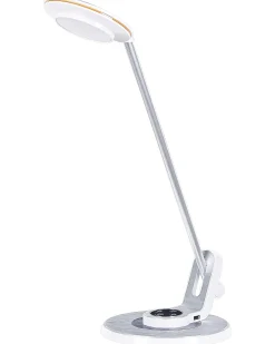 LED skrivebordslampe CORVUS Med dæmpning Metal Hvid/sølv