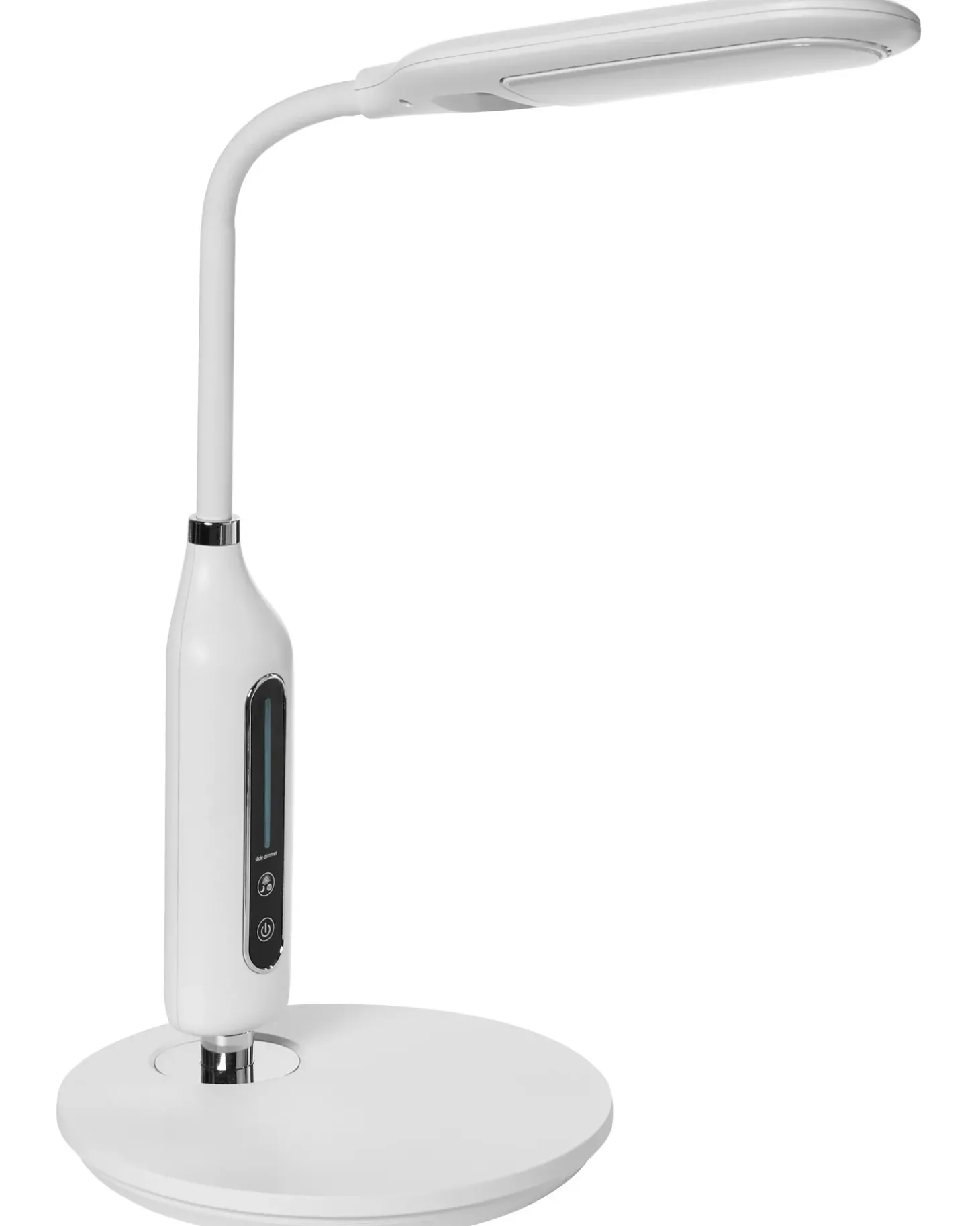 LED skrivebordslampe CYGNUS Med dæmpning Metal Hvid