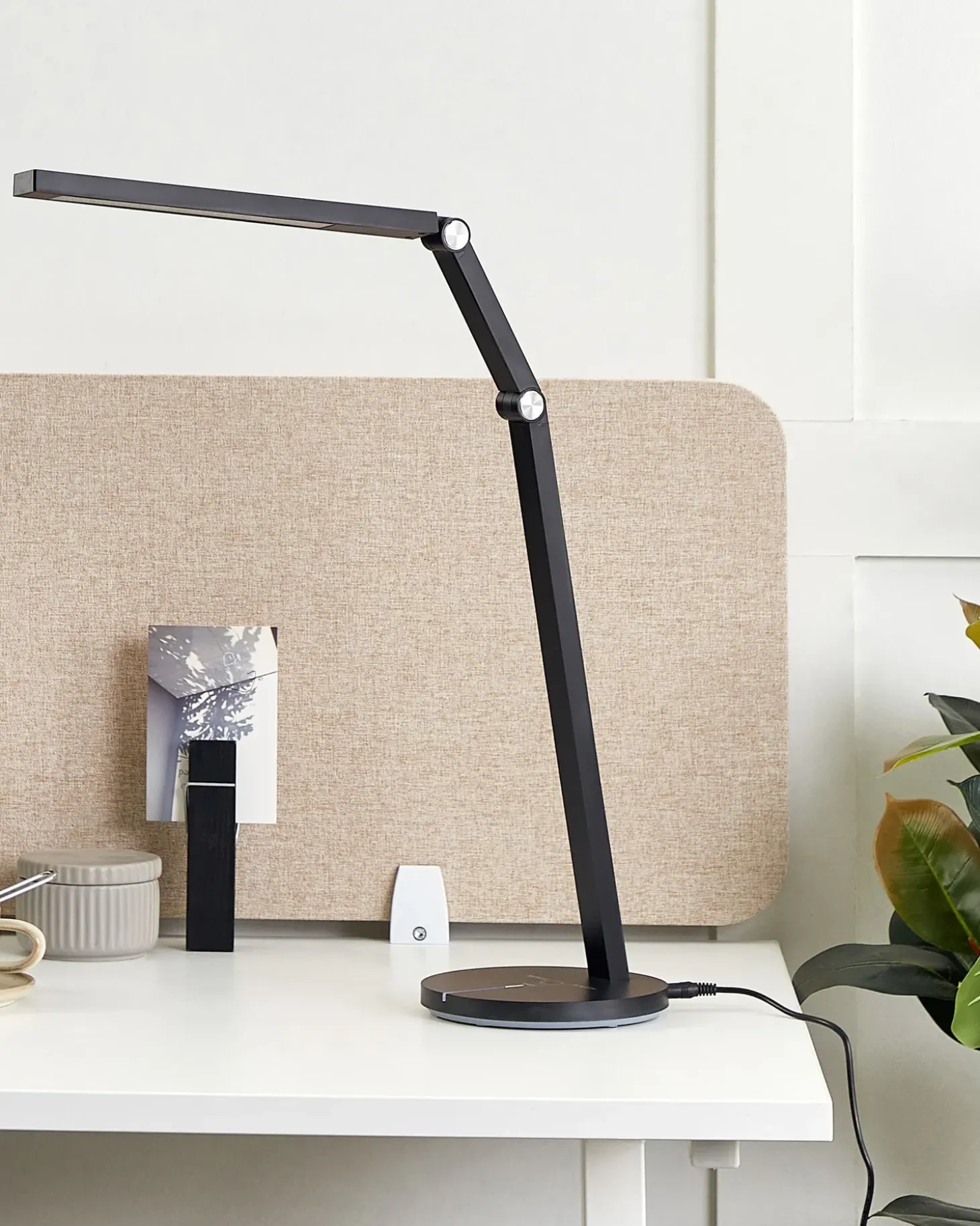 LED skrivebordslampe DORADO Med dæmpning Metal Sort