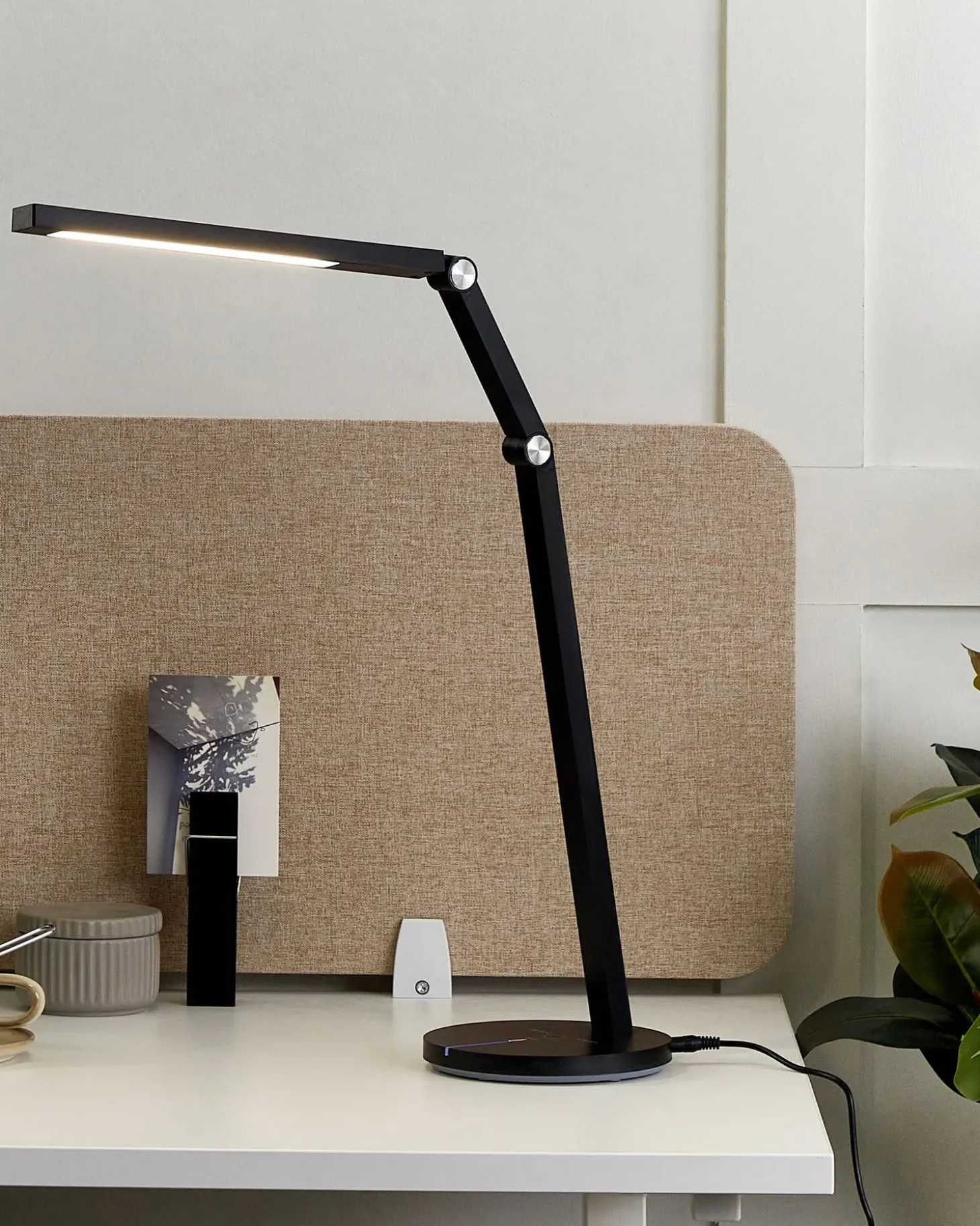 LED skrivebordslampe DORADO Med dæmpning Metal Sort