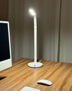 LED skrivebordslampe DORADO Med dæmpning Metal Hvid