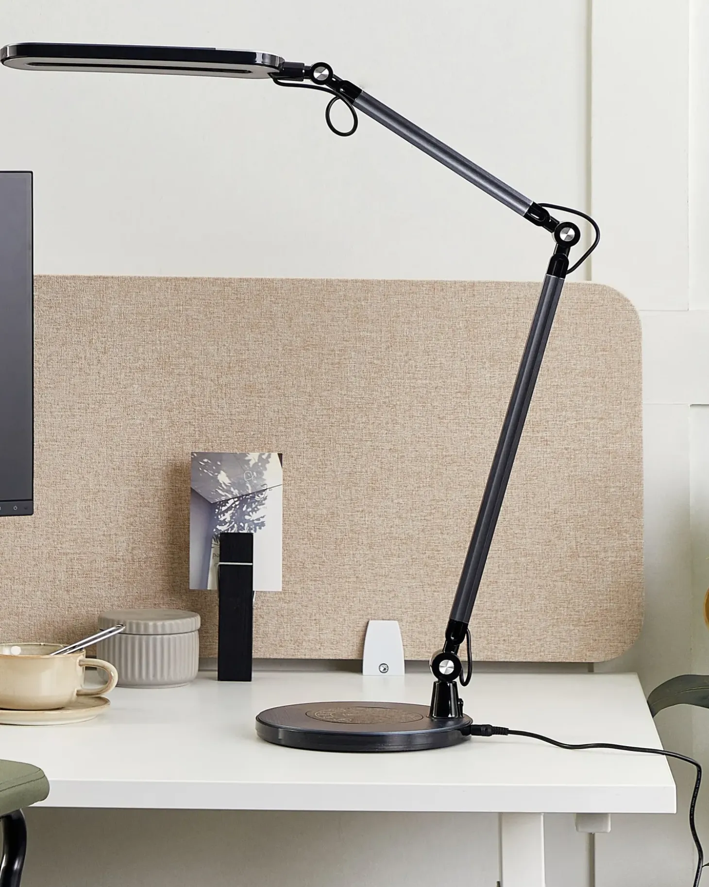 LED skrivebordslampe GRUS Med dæmpning Metal Sort