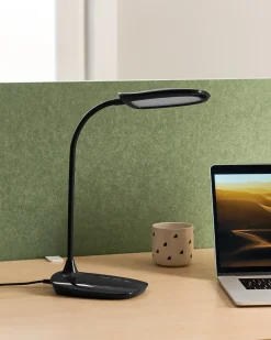 LED skrivebordslampe HYDRA Med dæmpning Sort