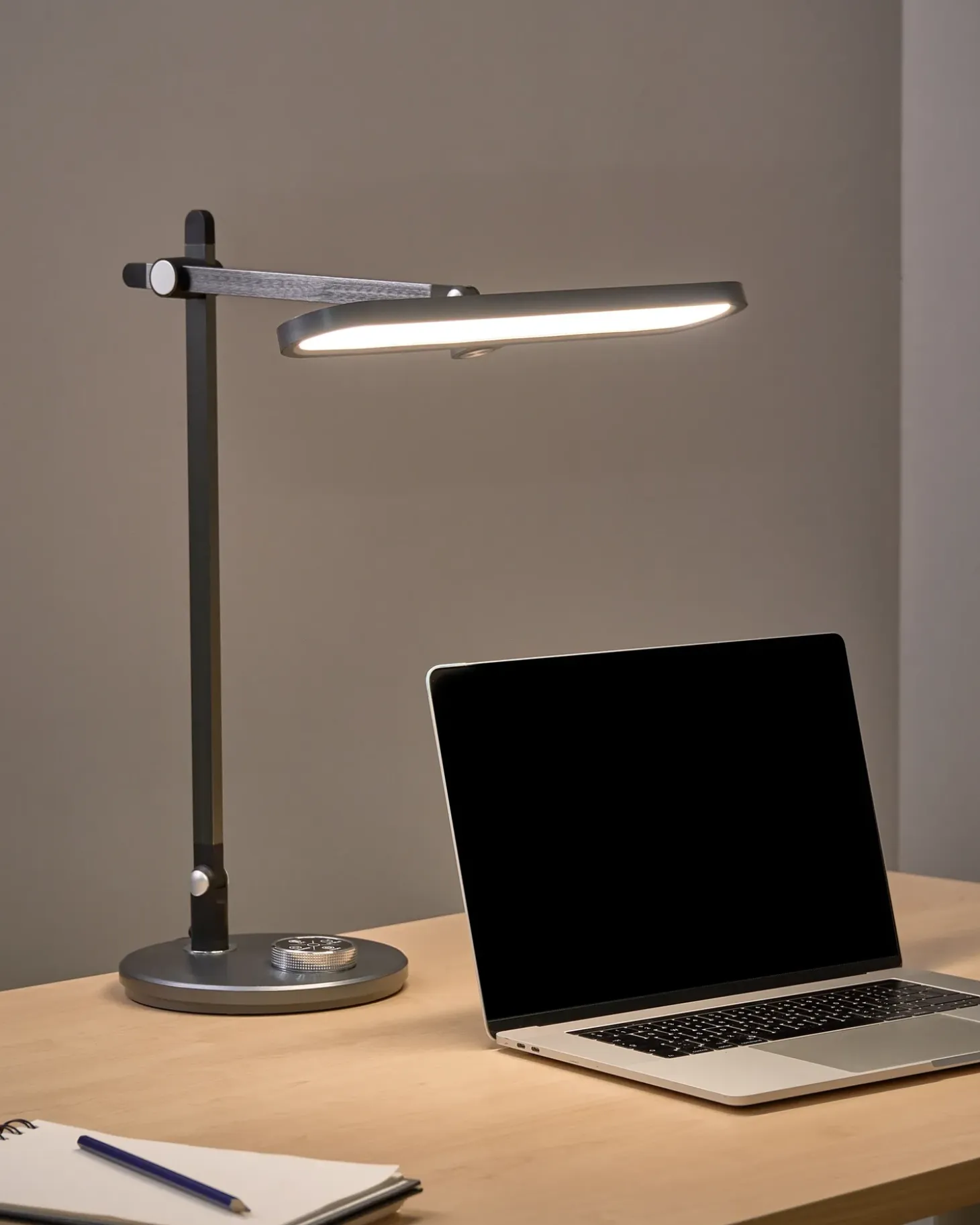 LED skrivebordslampe HYDRUS Grå