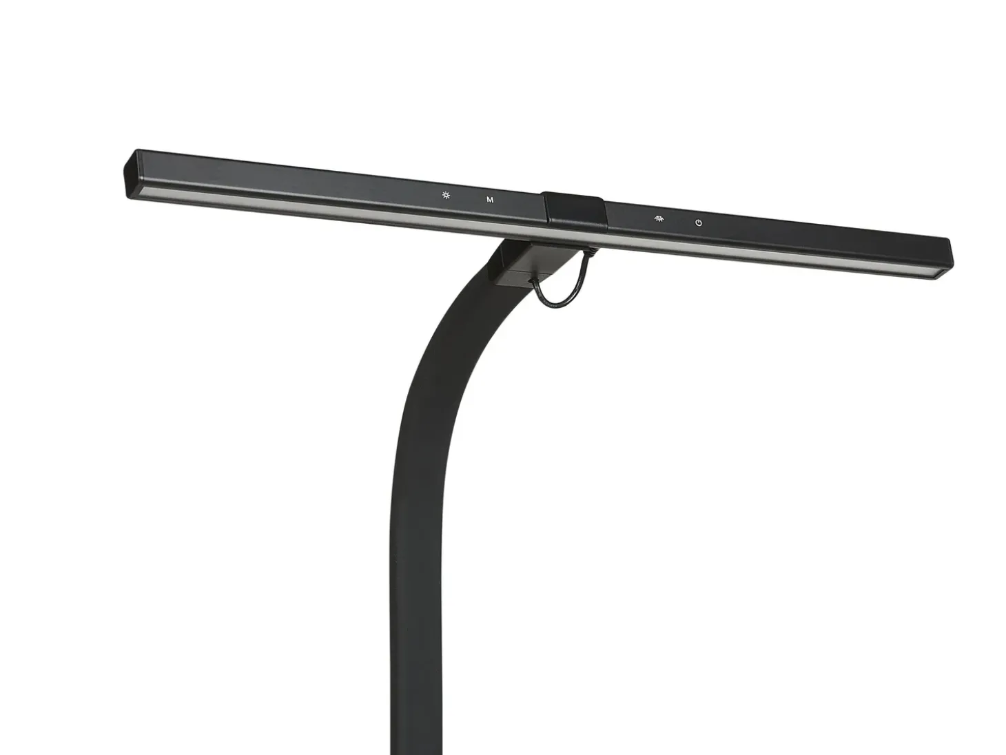 LED skrivebordslampe KOURIS Med bevægelsessensor Metal Sort