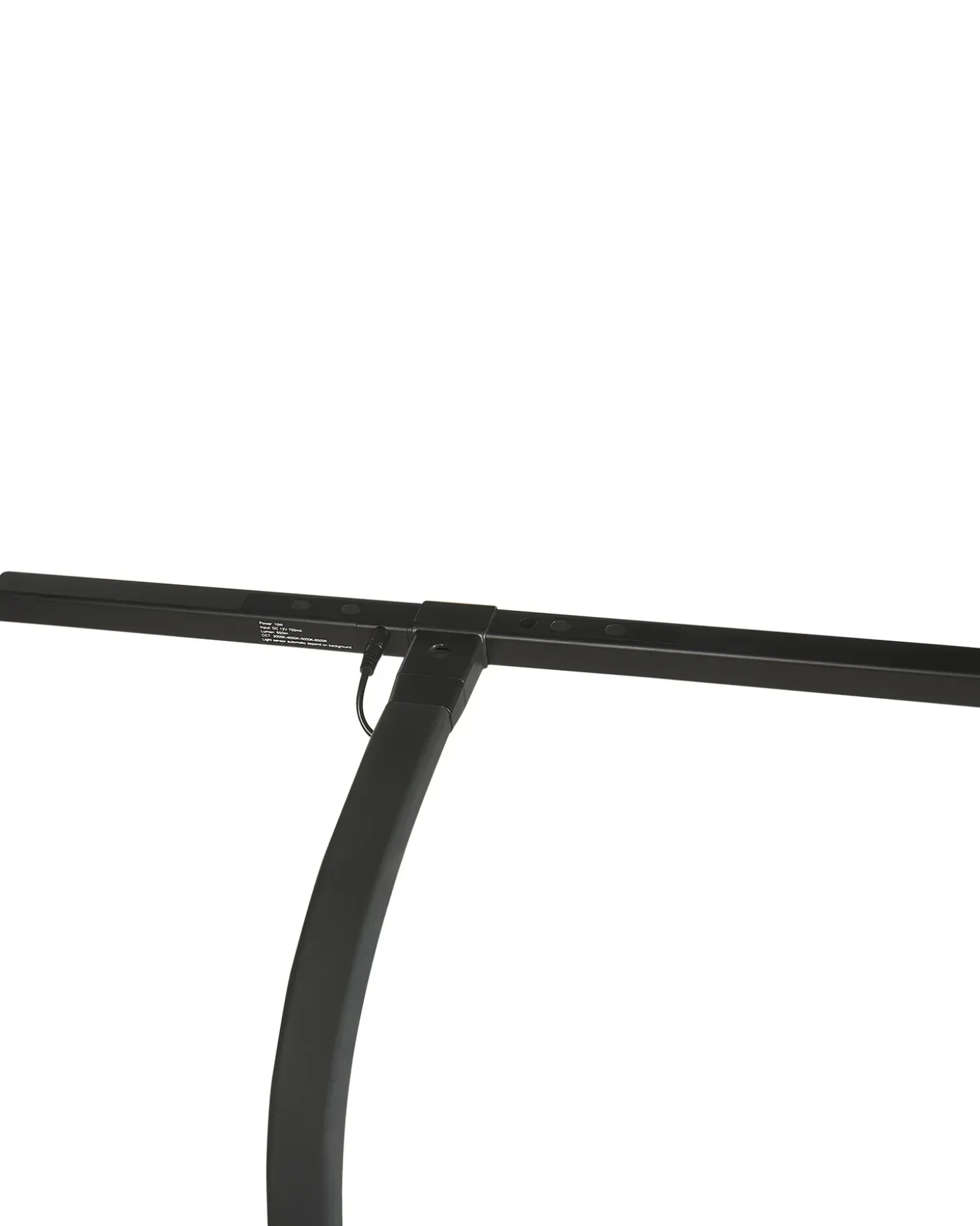 LED skrivebordslampe KOURIS Med bevægelsessensor Metal Sort