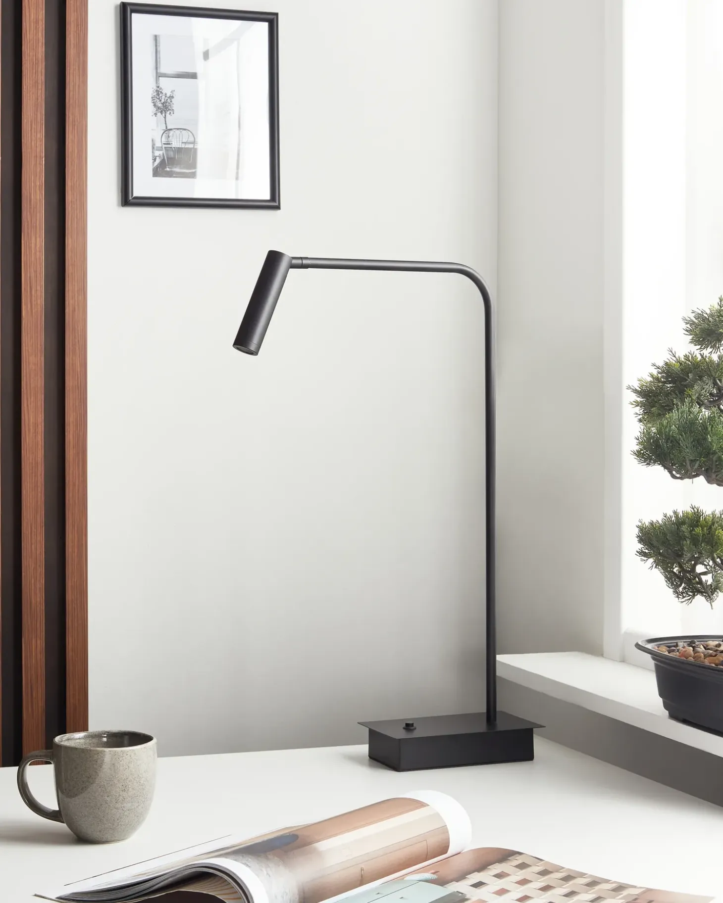 LED skrivebordslampe LAWSON Justerbar Metal Sort