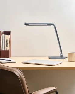 LED skrivebordslampe LEPUS Med bevægelsessensor Mørkegrå