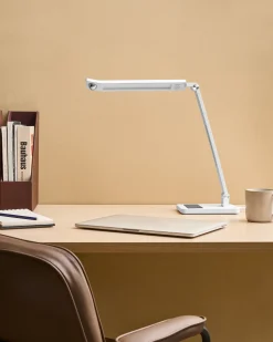 LED skrivebordslampe LEPUS Med bevægelsessensor Hvid
