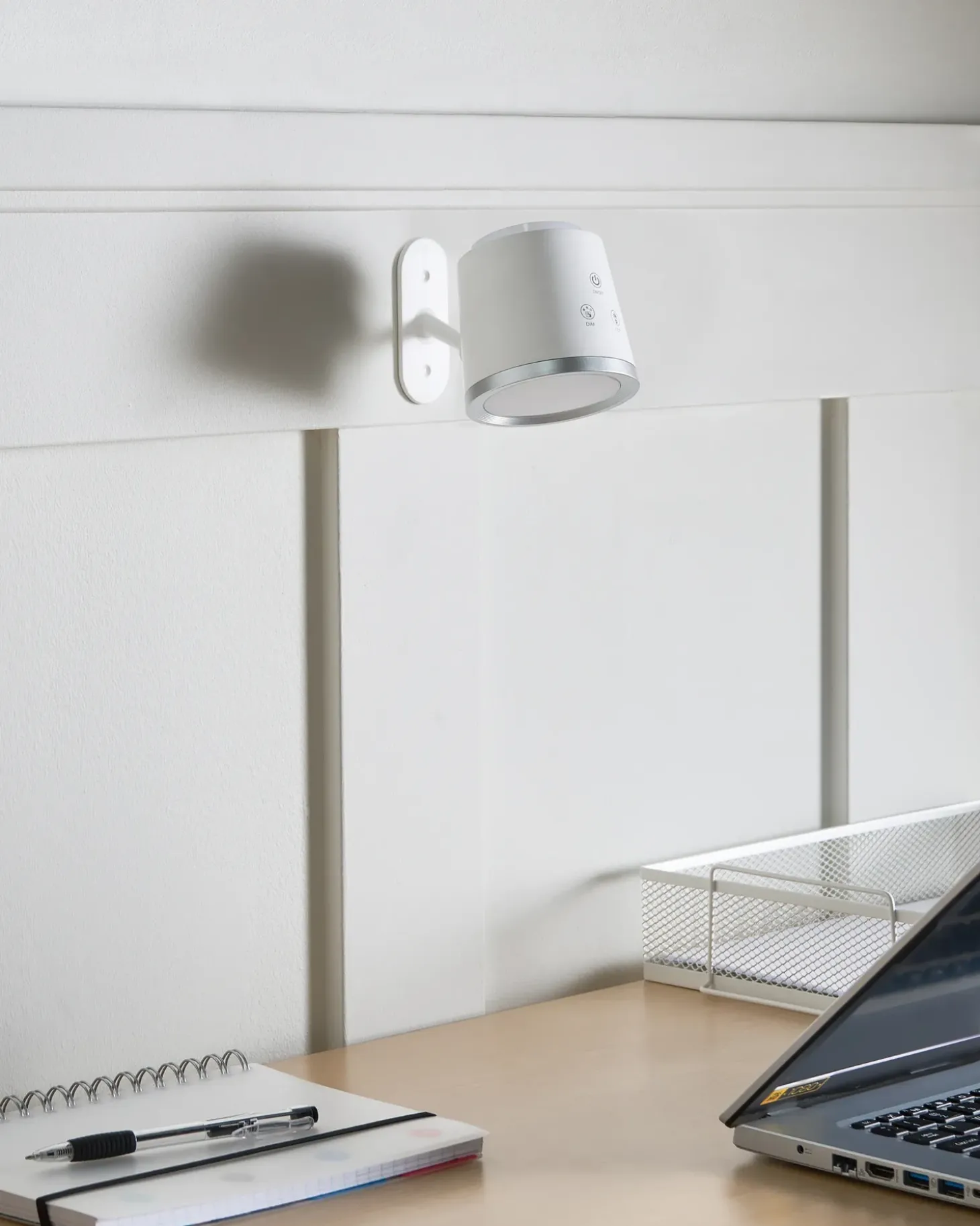 LED skrivebordslampe LIBRA Med dæmpning Hvid