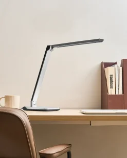 LED skrivebordslampe PICTOR Med dæmpning Sølv