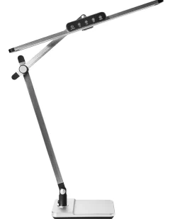 LED skrivebordslampe SERPENS Med dæmpning Sølv