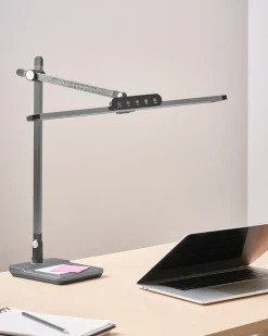 LED skrivebordslampe SERPENS Med dæmpning Grå