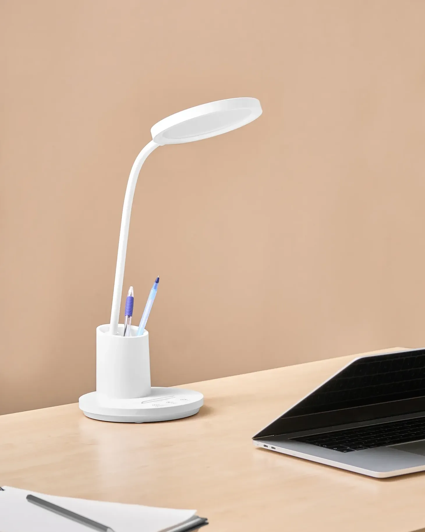 LED skrivebordslampe VELA Med dæmpning Hvid
