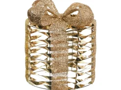 LED SLIVSO Julegaver 20/25/30 cm Guld