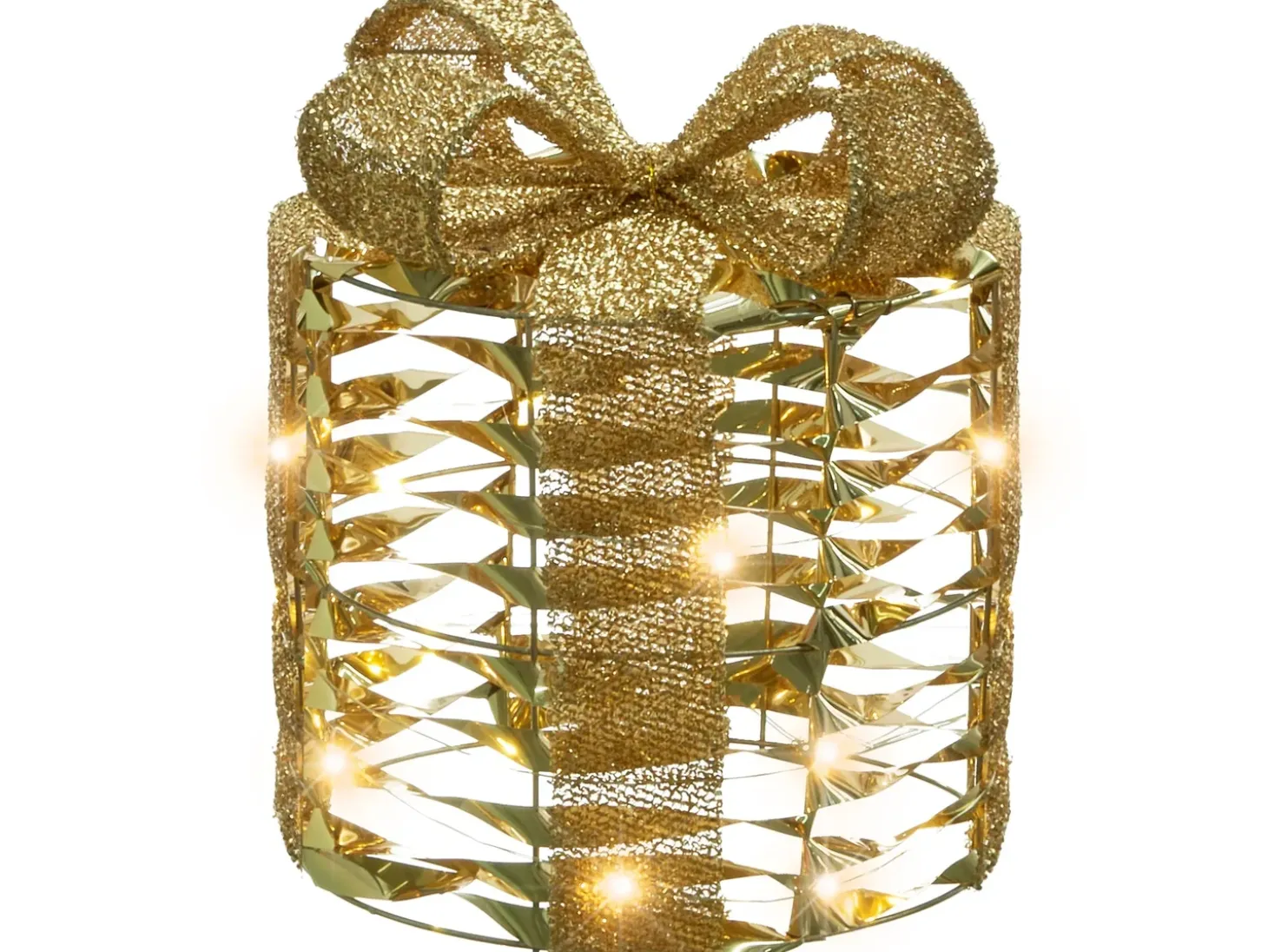 LED SLIVSO Julegaver 20/25/30 cm Guld
