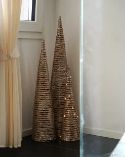 LED TUELSO Juletræ 60/80/100 cm Guld