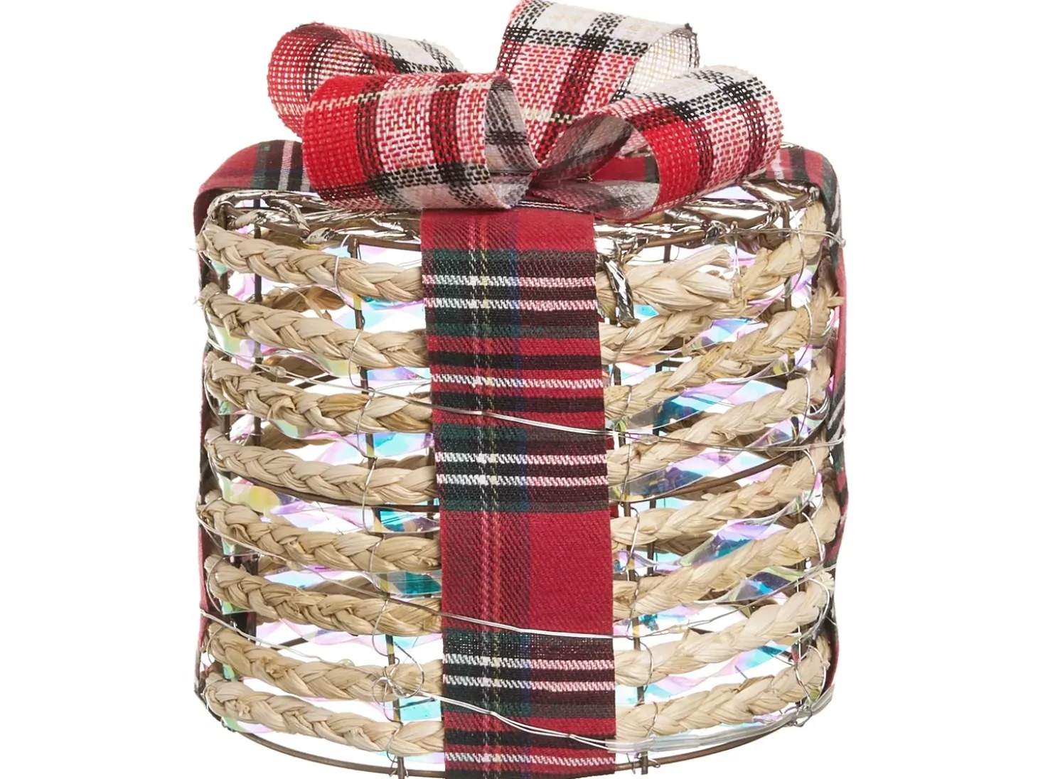 LED VEJLEN Julegaver 20/25/30 cm Beige