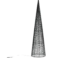 LED VEJLESO Juletræ 40/60/80 cm Sort