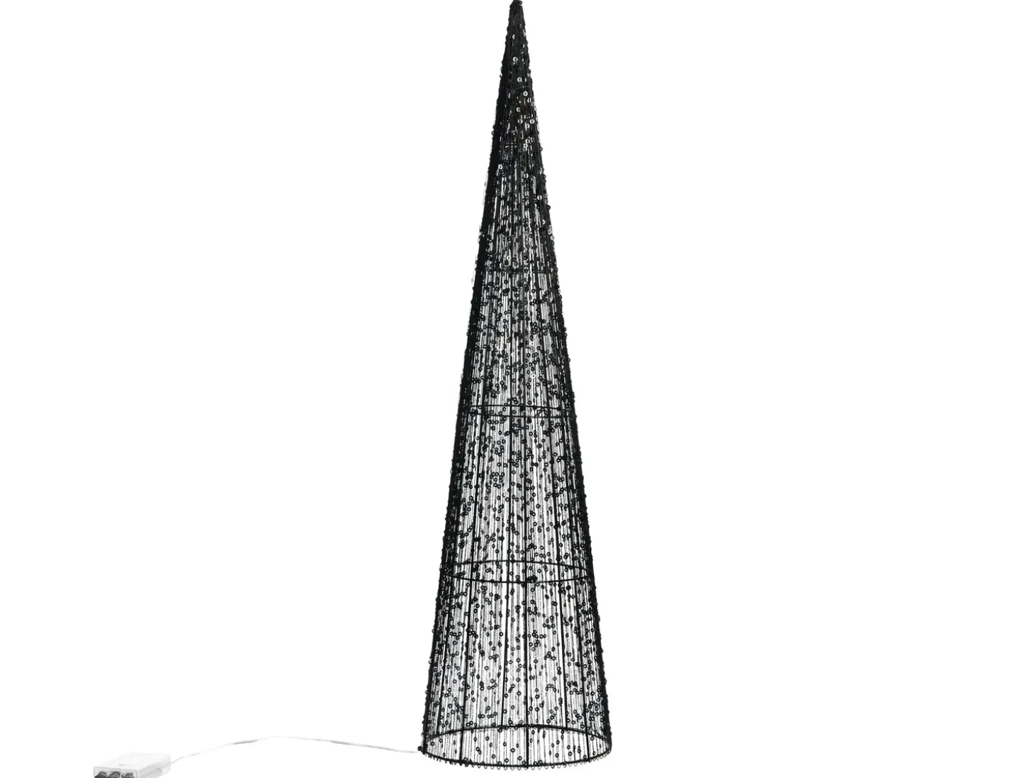 LED VEJLESO Juletræ 40/60/80 cm Sort