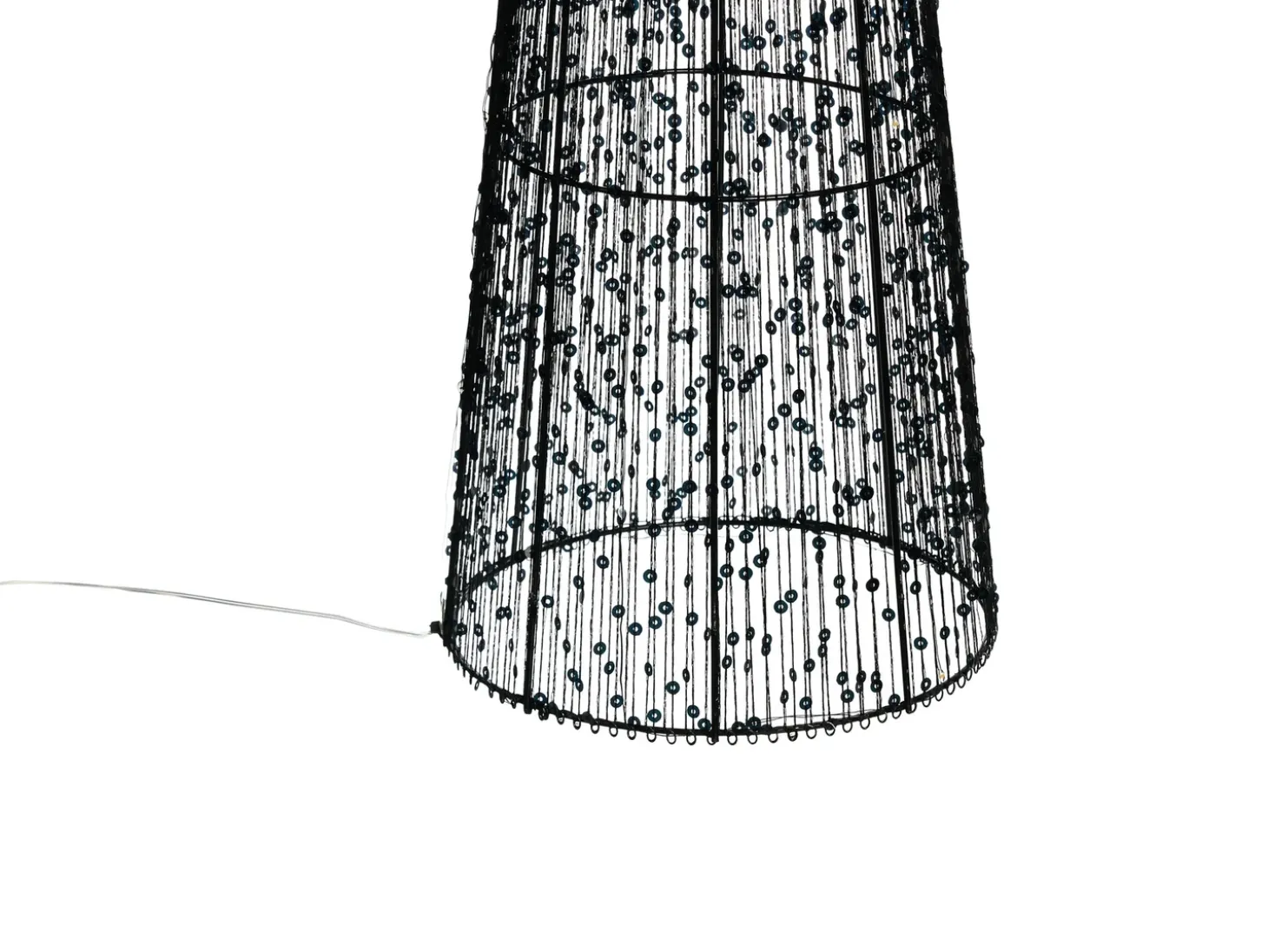 LED VEJLESO Juletræ 40/60/80 cm Sort
