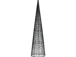 LED VEJLESO Juletræ 40/60/80 cm Sort