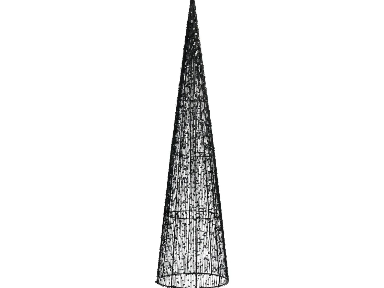 LED VEJLESO Juletræ 40/60/80 cm Sort