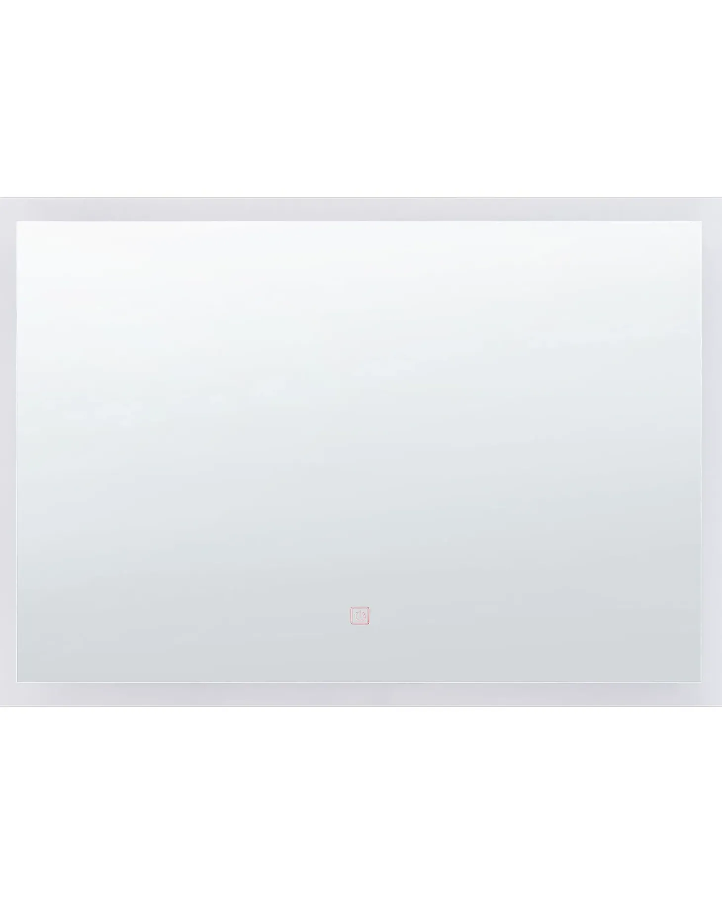 LED-badeværelsesspejl ADOUR 80 cm 60 cm Sølv