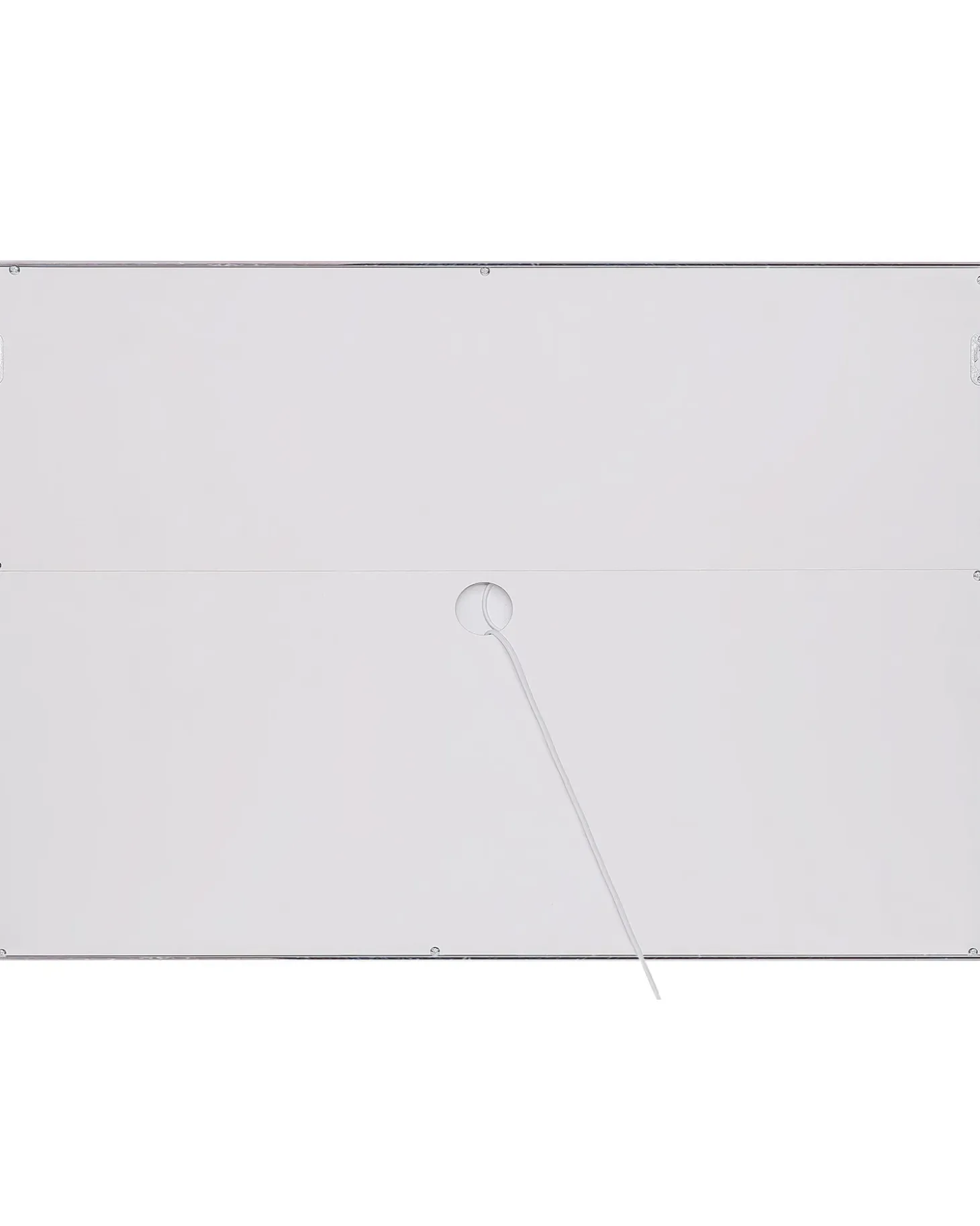 LED-badeværelsesspejl ARGENS 80 cm 60 cm Sølv
